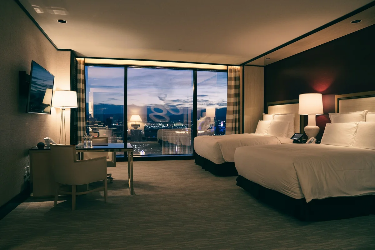 Spacious Sky Room interior with private seating area